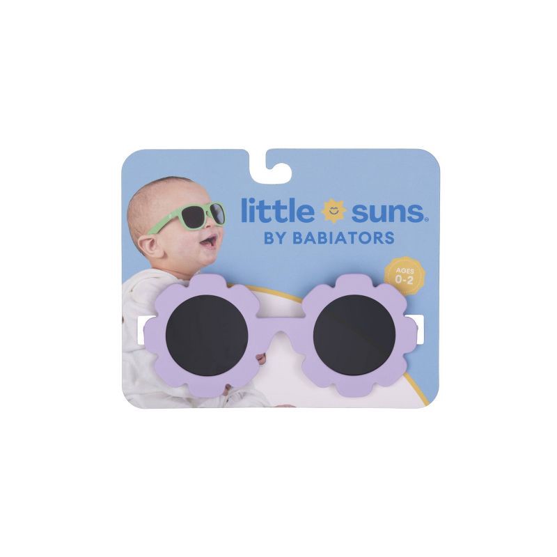 slide 2 of 5, Little Suns by Babiators Classics Navigator UV Sunglasses - Iris Flower, 1 ct