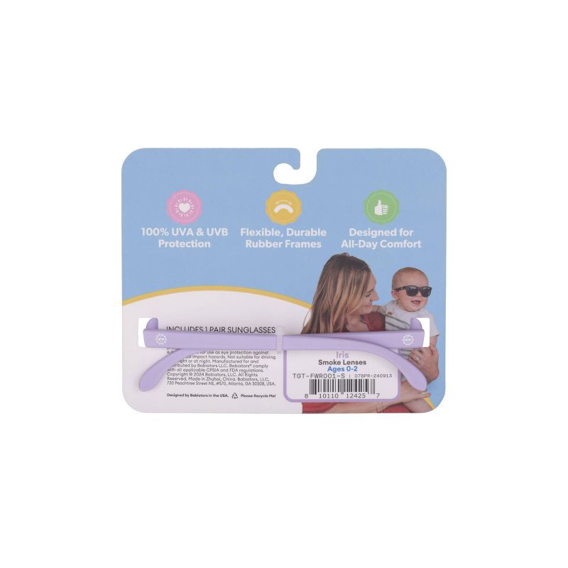 slide 5 of 5, Little Suns by Babiators Classics Navigator UV Sunglasses - Iris Flower, 1 ct