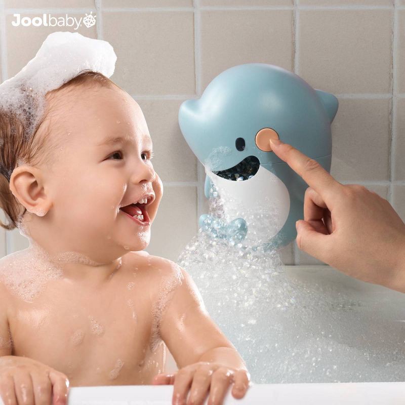 slide 2 of 8, Jool Baby Dolphin Bubble Foam Maker Bath Toy, 1 ct