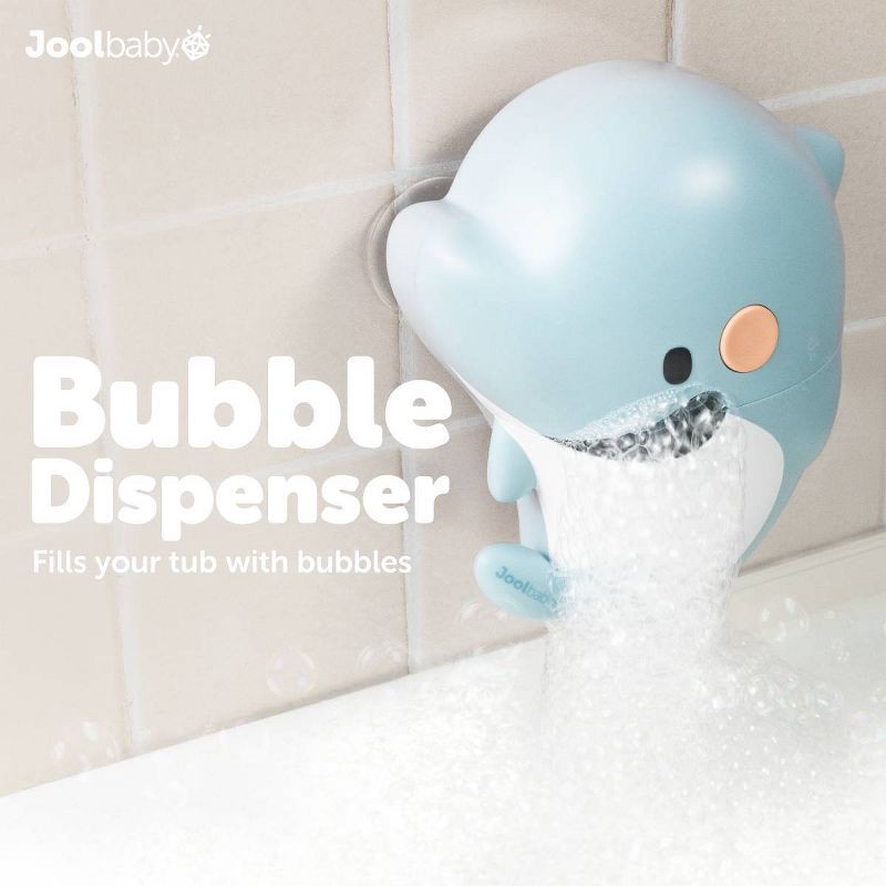 slide 3 of 8, Jool Baby Dolphin Bubble Foam Maker Bath Toy, 1 ct