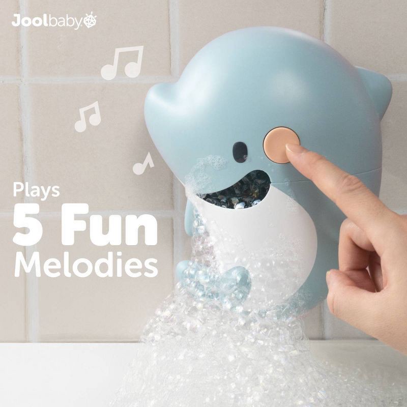 slide 4 of 8, Jool Baby Dolphin Bubble Foam Maker Bath Toy, 1 ct