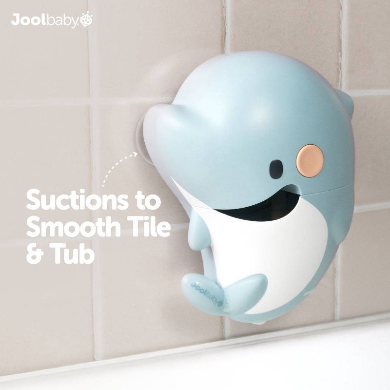 slide 5 of 8, Jool Baby Dolphin Bubble Foam Maker Bath Toy, 1 ct