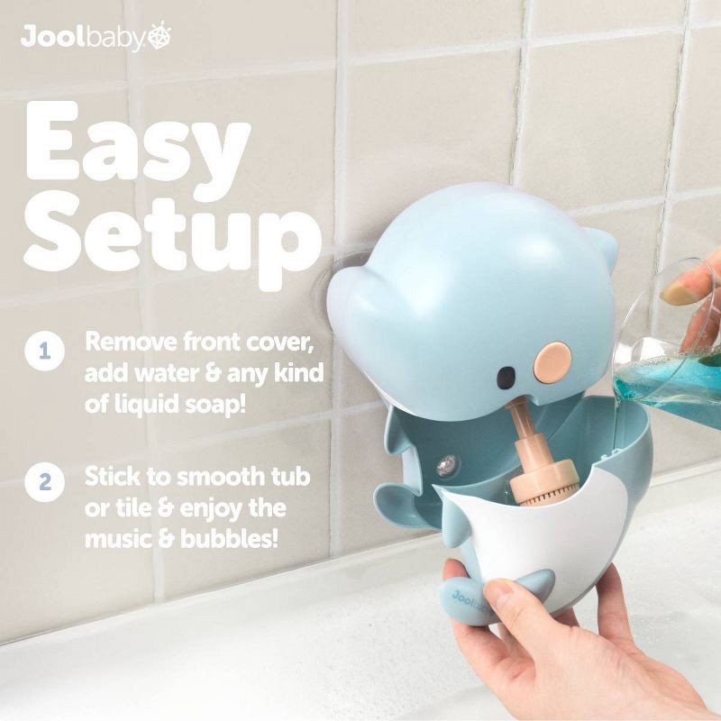 slide 6 of 8, Jool Baby Dolphin Bubble Foam Maker Bath Toy, 1 ct