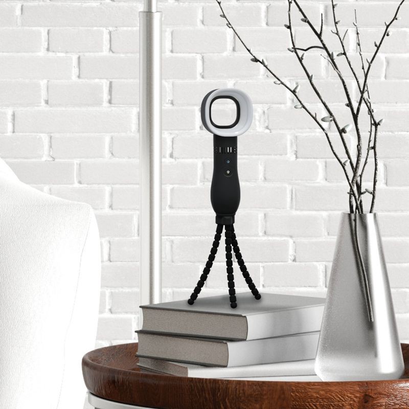 slide 3 of 5, Nuby Bladeless Fan with LED Lights, 1 ct