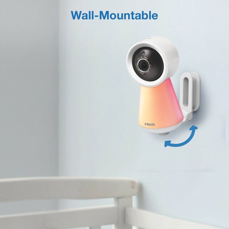slide 15 of 15, V-Tech VTech 5.5" HD Smart Fixed Position Video Baby Monitor, 1 ct