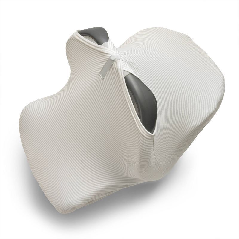 slide 2 of 6, GoldBug 5-in-1 Car Seat and Nursing Cover - Multi Use Cover for Baby - Gray Stripe, 1 ct