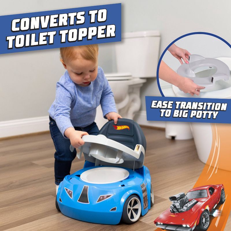 slide 2 of 6, Hot Wheels Potty Trainer - Blue, 1 ct