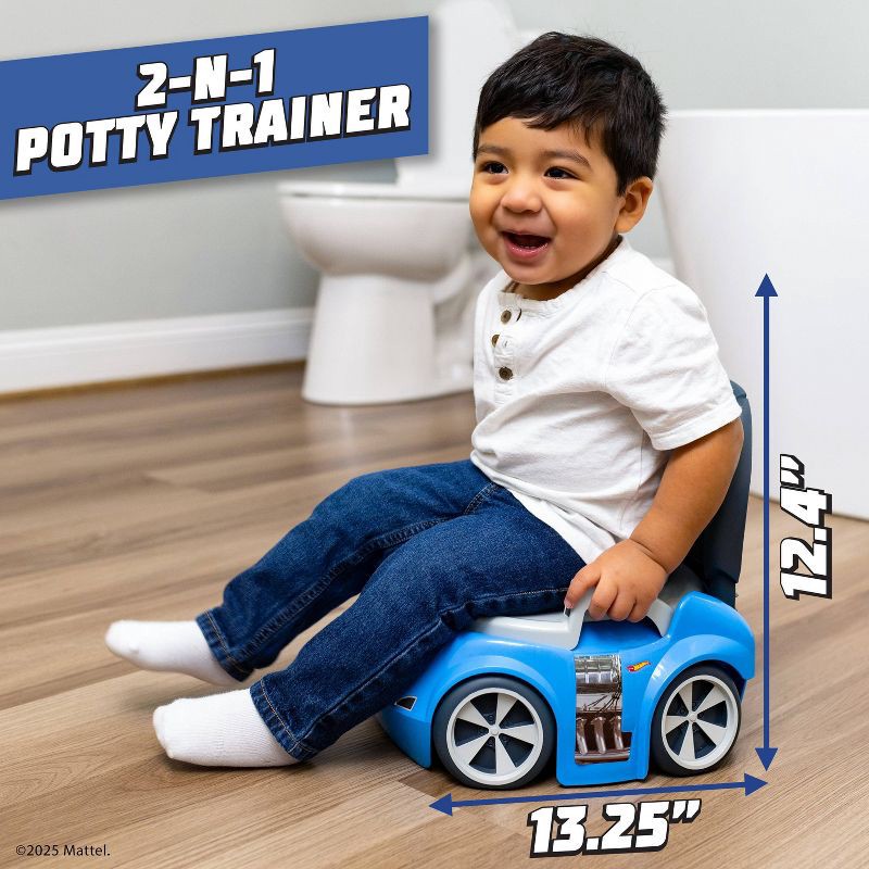 slide 4 of 6, Hot Wheels Potty Trainer - Blue, 1 ct