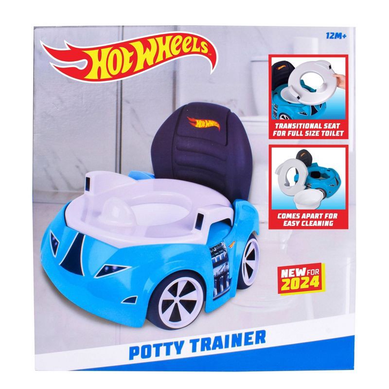 slide 6 of 6, Hot Wheels Potty Trainer - Blue, 1 ct