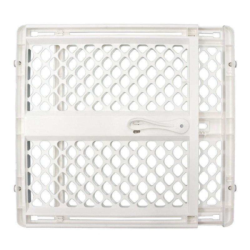 slide 2 of 8, Toddleroo by North States 2-in-1 Supergate Secure Plastic Gate - White, 1 ct