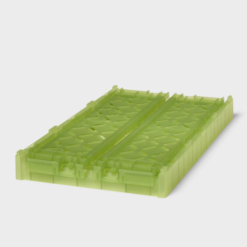 slide 3 of 3, Foldable Crate Small Green - Brightroom™, 1 ct