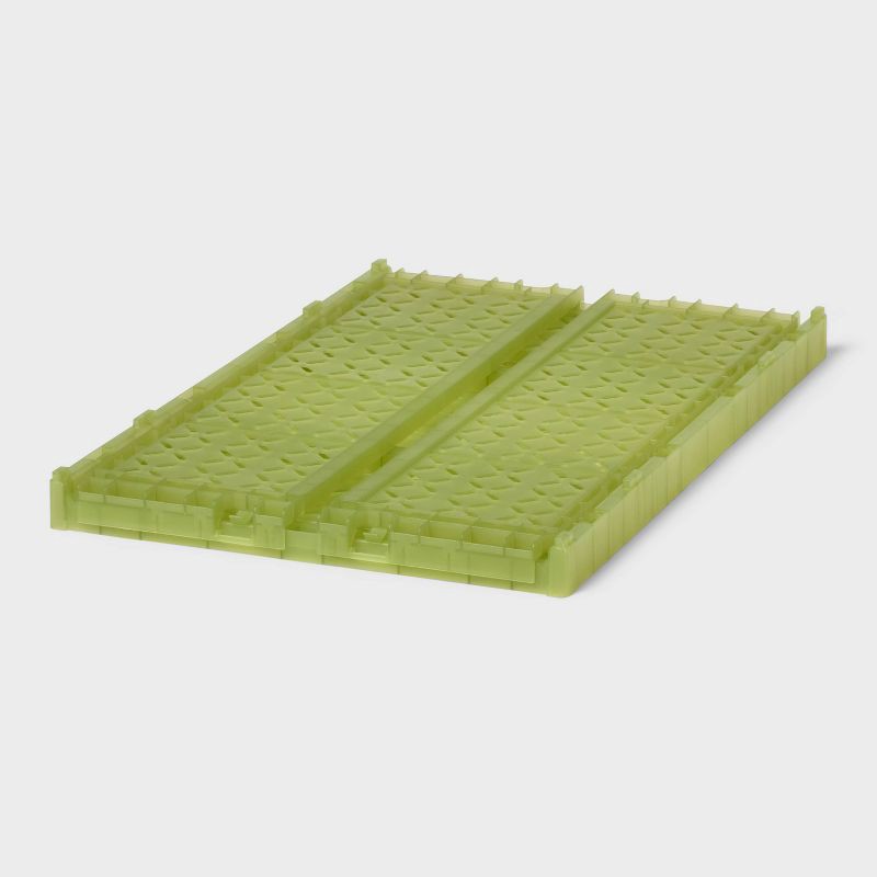 slide 3 of 3, Foldable Crate Large Green - Brightroom™, 1 ct