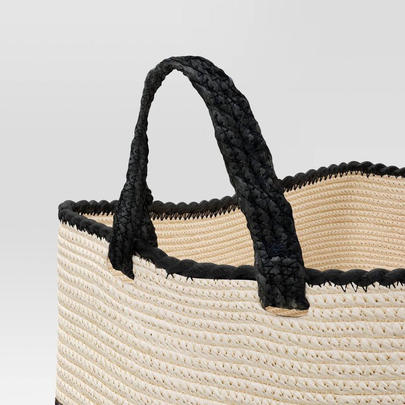 slide 3 of 3, Milk Crate Braided Sewing Basket - Threshold™, 1 ct