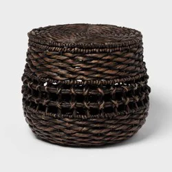 LRG Floor Chocolate Basket with Lid - Threshold™