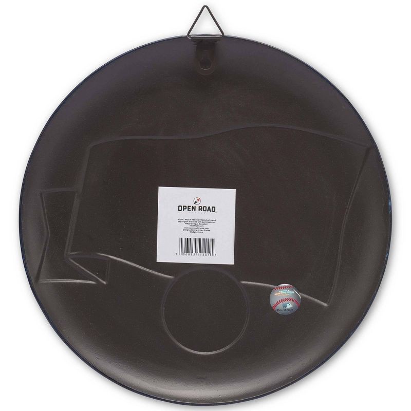 slide 3 of 4, MLB Los Angeles Dodgers Metal Button Wall Art: Sports Vertical Wall Sign Panel, 1 ct