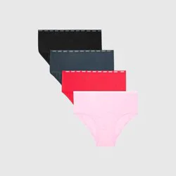 Hanes Moves Girls' 4pk Breathable Stretch Briefs Underwear - colors may vary 6