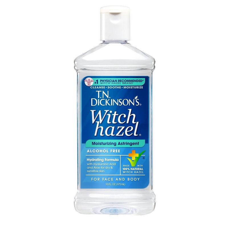 slide 2 of 11, T.N. Dickinson's Witch Hazel Alcohol-Free Moisturizing Astringent Liquid - 16 fl oz, 16 fl oz