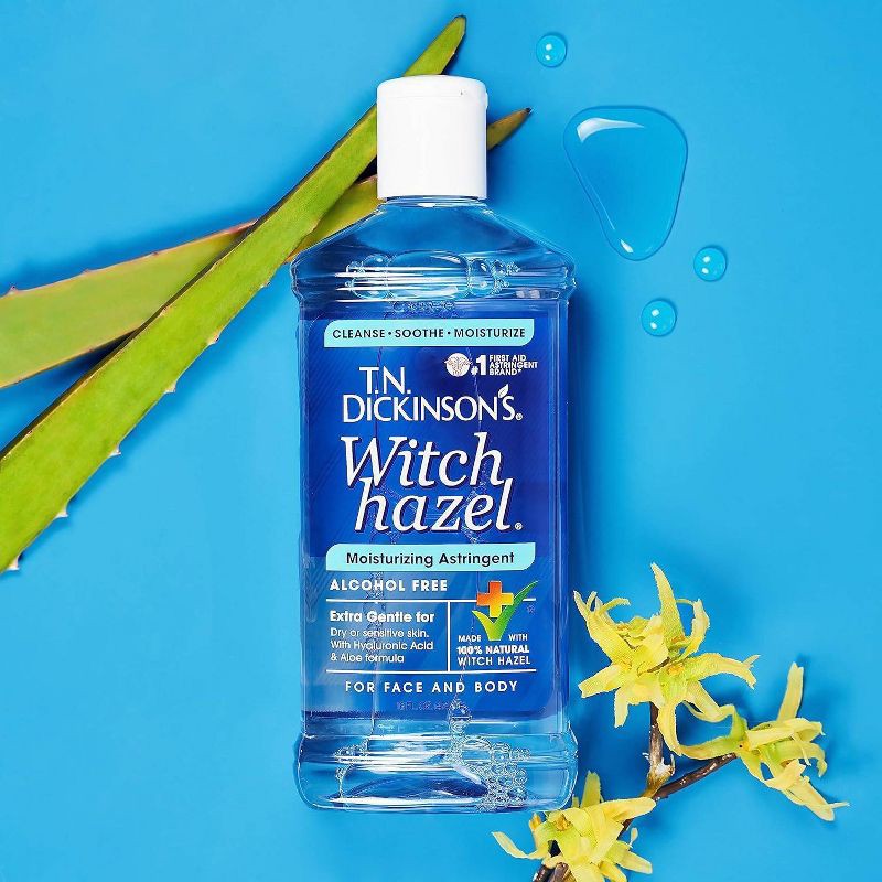 slide 10 of 11, T.N. Dickinson's Witch Hazel Alcohol-Free Moisturizing Astringent Liquid - 16 fl oz, 16 fl oz