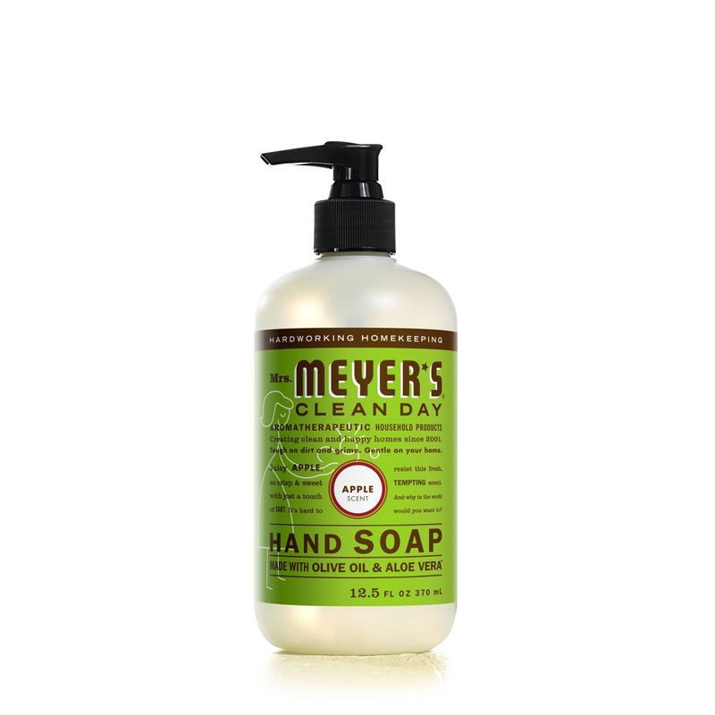 slide 1 of 6, Mrs. Meyer's Clean Day Liquid Hand Soap - Apple - 12.5 fl oz, 12.5 fl oz