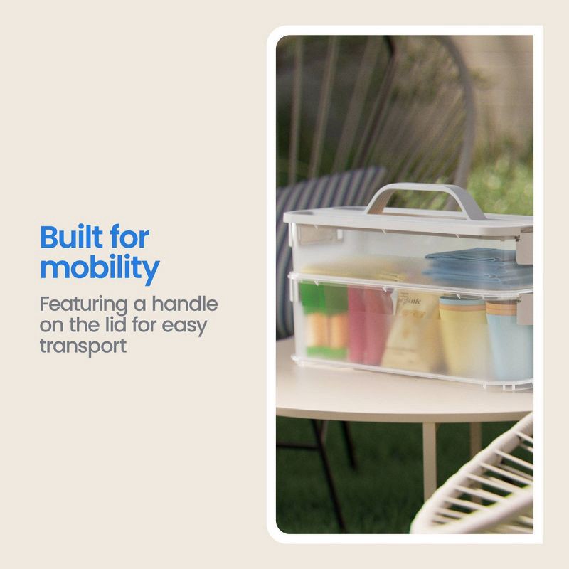 slide 6 of 12, 6pc Click in Place Slim Toolbox Kit Plastic Storage Home and Office Organization - Brightroom™​, 6 ct