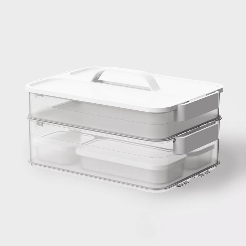 slide 1 of 10, 6pc Click in Place Large Toolbox Starter Kit White - Brightroom™, 1 ct