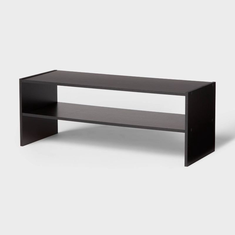 slide 1 of 3, 31'' Stackable Shelf Black - Brightroom™, 1 ct