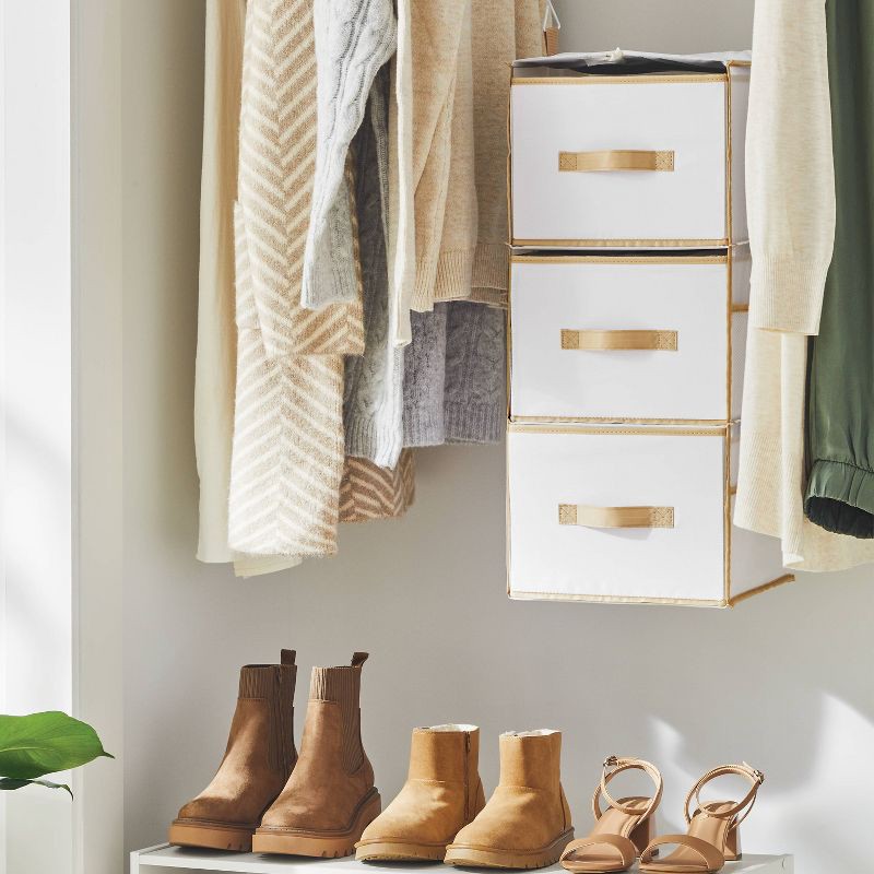 slide 2 of 3, 31'' Stackable Shelf White - Brightroom™, 1 ct