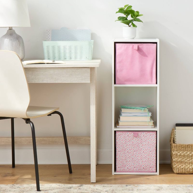 slide 2 of 3, 11" Fabric Bin Pink - Brightroom™, 1 ct