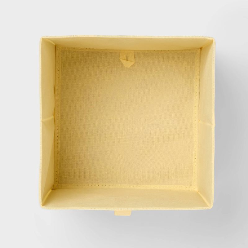 slide 3 of 3, 11" Fabric Bin Yellow - Brightroom™, 1 ct