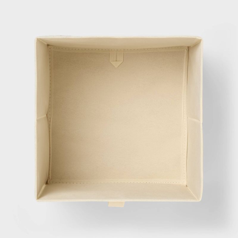 slide 3 of 3, 11" Fabric Bin Khaki Floral - Brightroom™, 1 ct