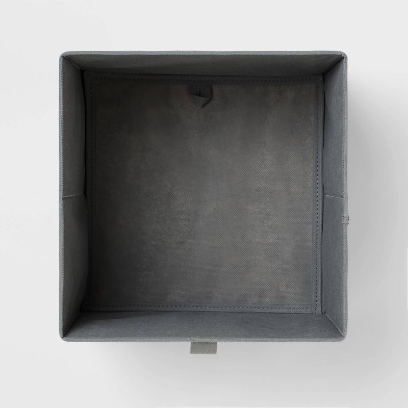 slide 3 of 3, 11" Fabric Bin Dark Gray - Brightroom™, 1 ct