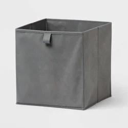 11" Fabric Bin Dark Gray - Brightroom™