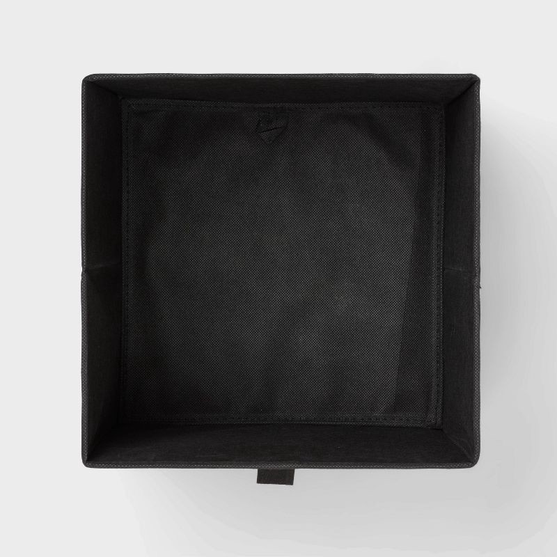 slide 3 of 3, 11" Fabric Bin Black - Brightroom™, 1 ct