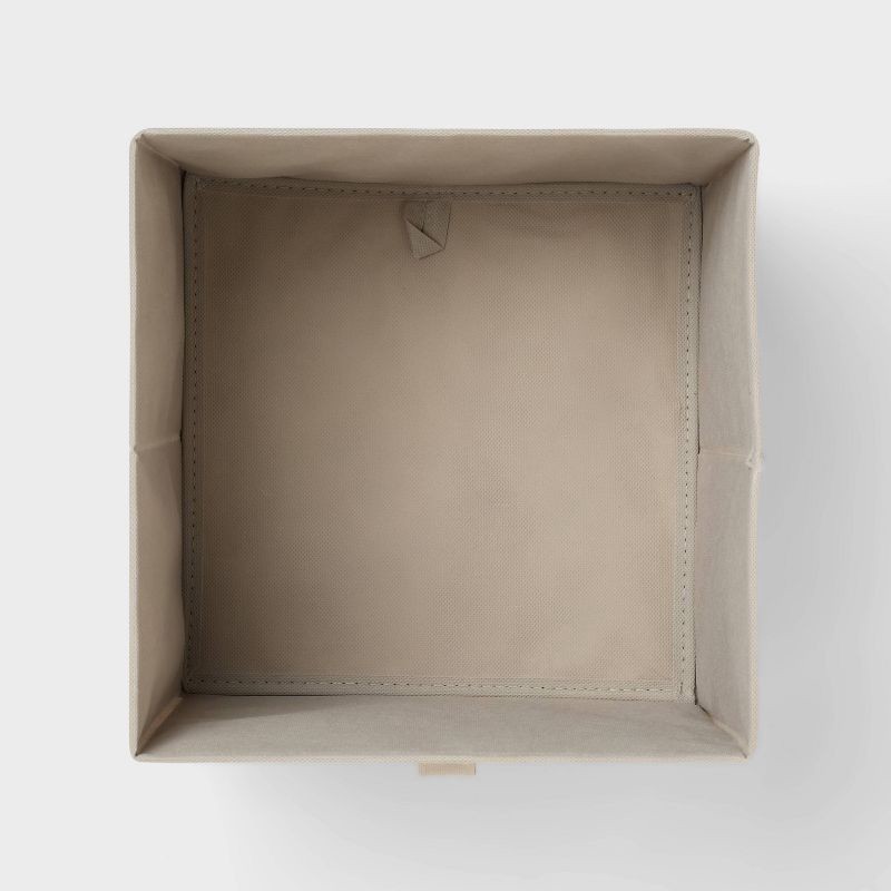 slide 3 of 3, 11" Fabric Bin Griege - Brightroom™, 1 ct