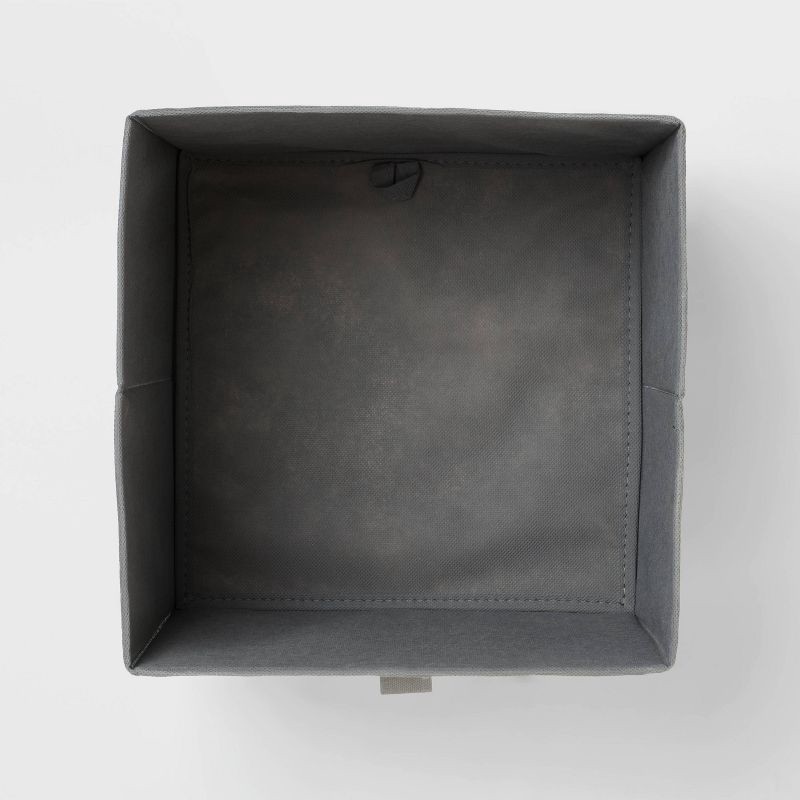 slide 3 of 3, 11" 4pk Fabric Bin Gray - Brightroom™, 4 ct