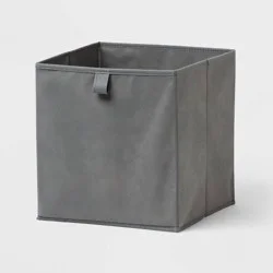 11" 4pk Fabric Bin Gray - Brightroom™