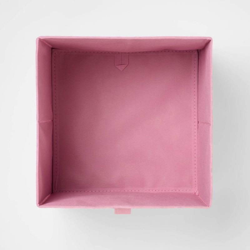 slide 3 of 3, 11" Fabric Bin Pink Floral - Brightroom™, 1 ct