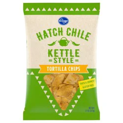 Kroger Hatch Chile Kettle Style Tortilla Chips - 11 oz