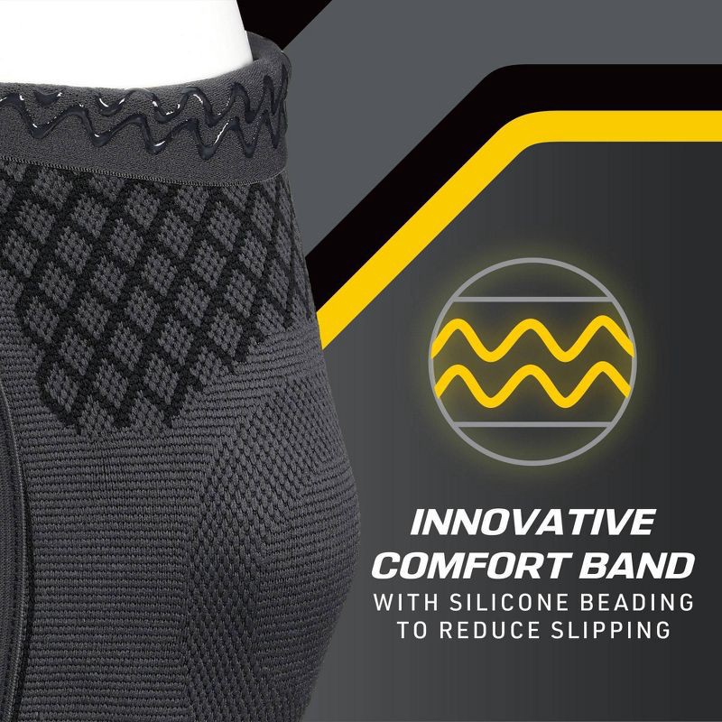 slide 6 of 10, FUTURO Flex Comfort Knee 2-in-1 Compression Sleeves - M, 1 ct
