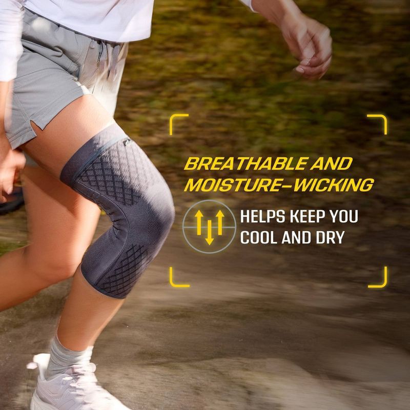 slide 9 of 10, FUTURO Flex Comfort Knee 2-in-1 Compression Sleeves - M, 1 ct