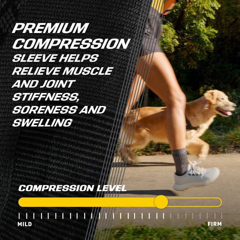slide 3 of 9, FUTURO Premium Compression Ankle Sleeve - S/M, 1 ct