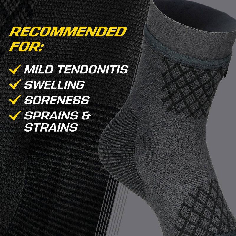 slide 5 of 9, FUTURO Premium Compression Ankle Sleeve - S/M, 1 ct