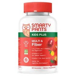 SmartyPants Kids Multivitamin & Fiber Gummies for Digestive Health - 90ct