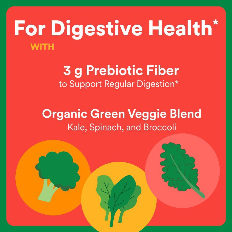 slide 6 of 14, SmartyPants Kids Fiber & Veggies Gummies for Digestive Health, Mixed Berry - 60ct, 60 ct