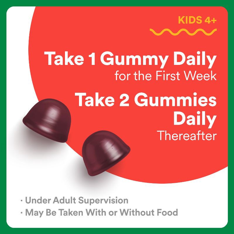 slide 10 of 14, SmartyPants Kids Fiber & Veggies Gummies for Digestive Health, Mixed Berry - 60ct, 60 ct