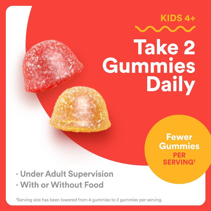 slide 9 of 13, SmartyPants Kids Plus Multivitamin & Omegas Gummies with Vitamins C, D3, B12 & Zinc - 60ct, 60 ct