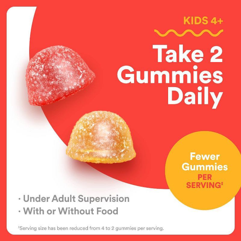 slide 7 of 11, SmartyPants Kids Plus Multivitamin & Omegas Gummies with Vitamins C, D3, B12 & Zinc - 60ct, 60 ct