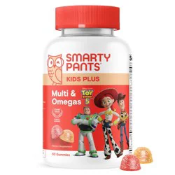 SmartyPants and Disney-Pixar's Toy Story 5 Kids Plus Multivitamin & Omegas Gummies with Vitamins C, D3, B12 & Zinc - 60ct