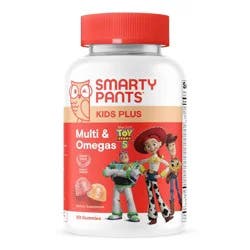SmartyPants and Disney-Pixar's Toy Story 5 Kids Plus Multivitamin & Omegas Gummies with Vitamins C, D3, B12 & Zinc - 60ct