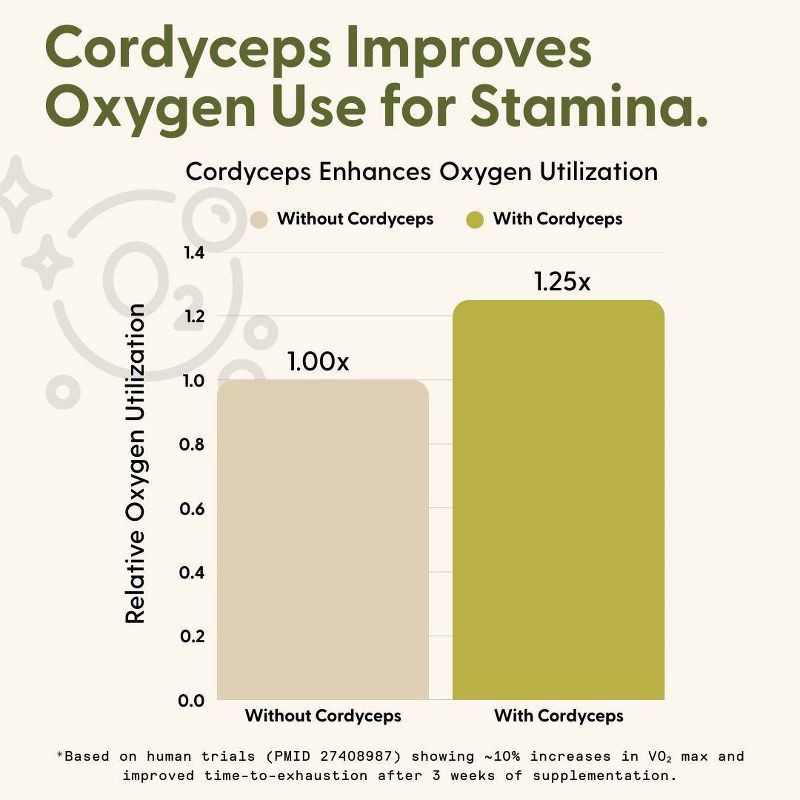 slide 10 of 11, SuperMush Daily Energy Mushroom Supplement Gummies - 28ct/14 Servings, 28 ct, 14 servings